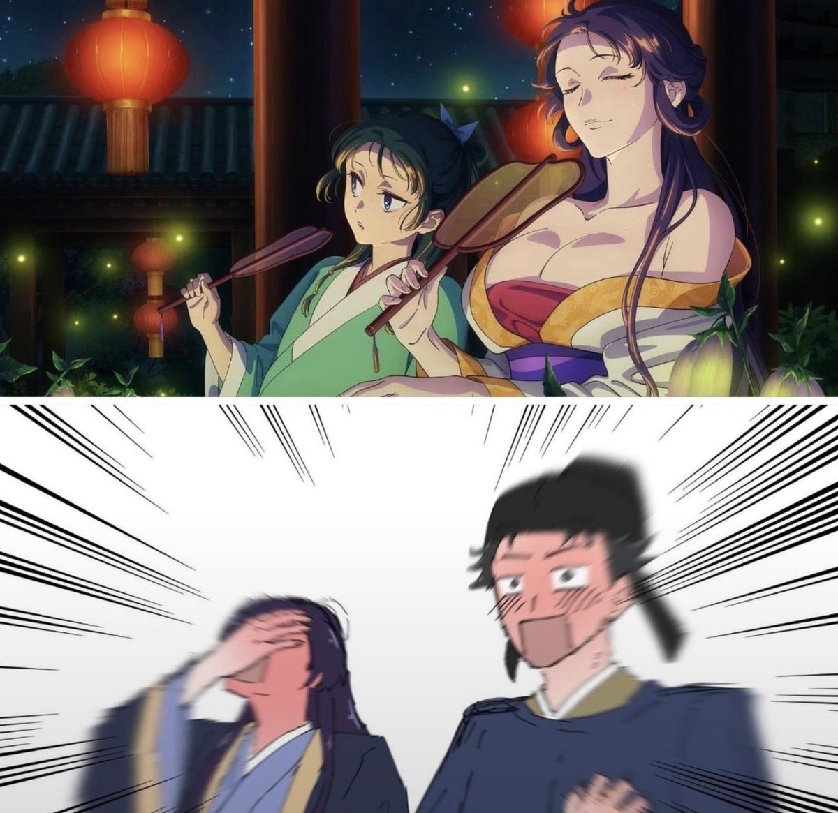 two panel anime meme two panel anime meme
