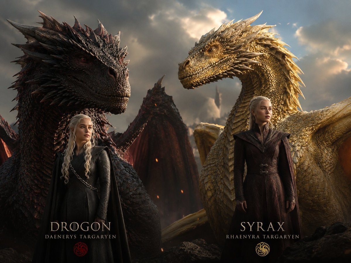 Drogon vs Syrax