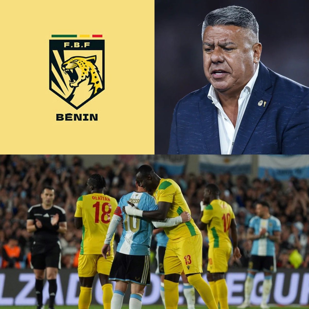 Benin Messi farewell match payment