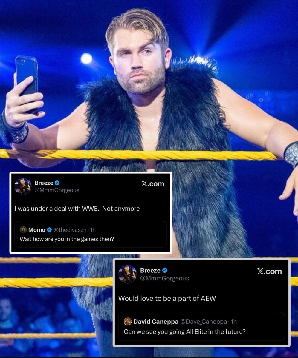 Tyler Breeze AEW interest