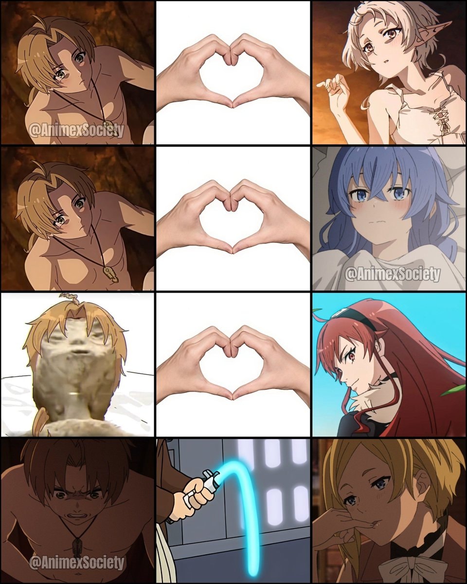 Rudeus Greyrat relationships