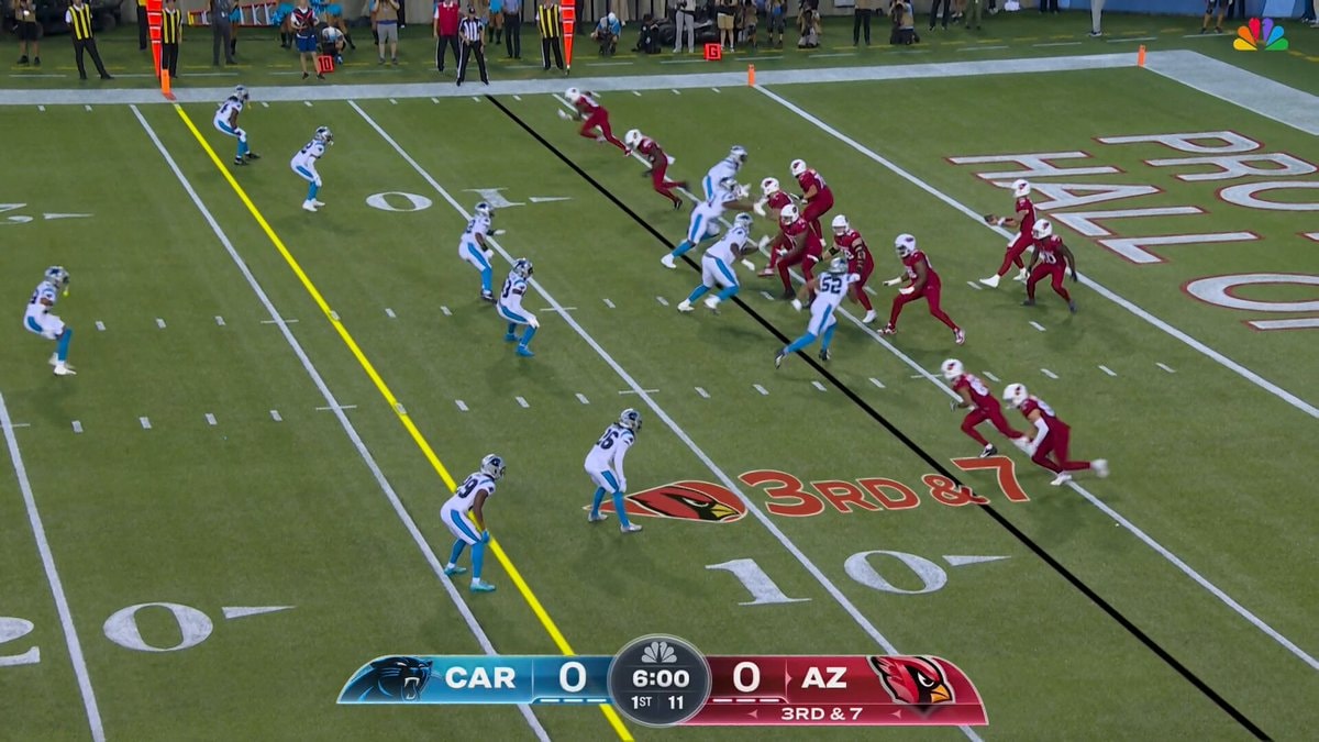 Carson Beck to Daylin Brooks for Cardinals first down