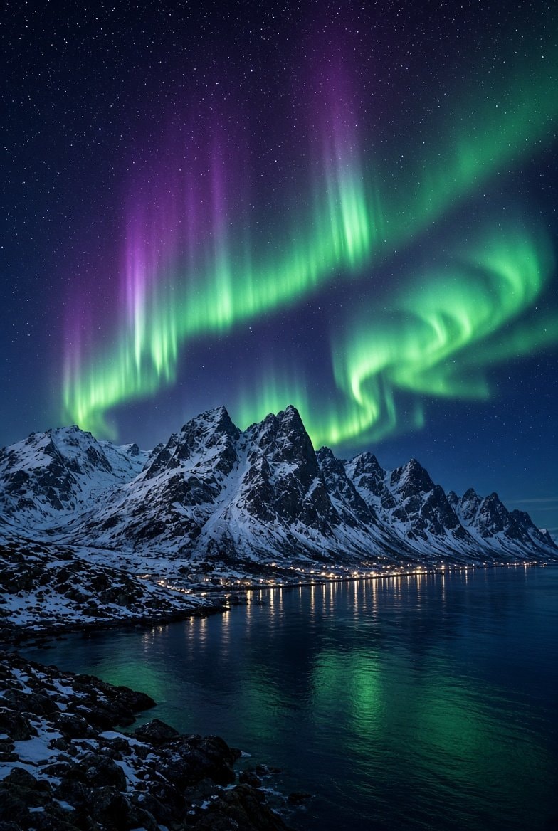 Lofoten Islands Midnight Sun Norway (photo 4 of 4)