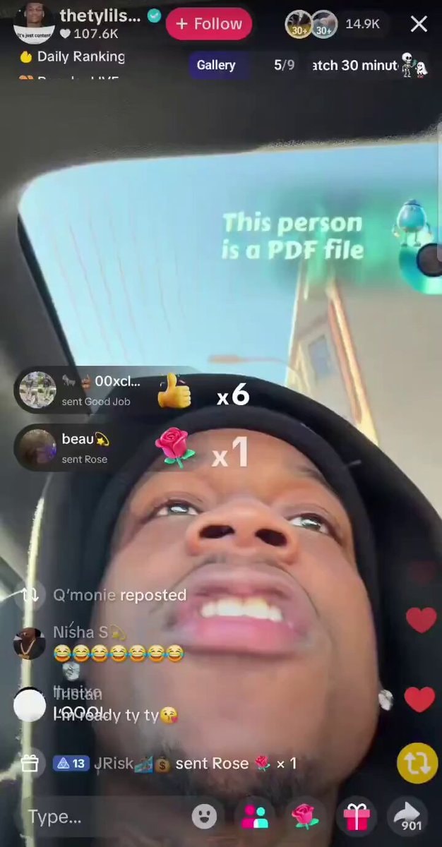Tylil TikTok Live ends after Reggie allegations