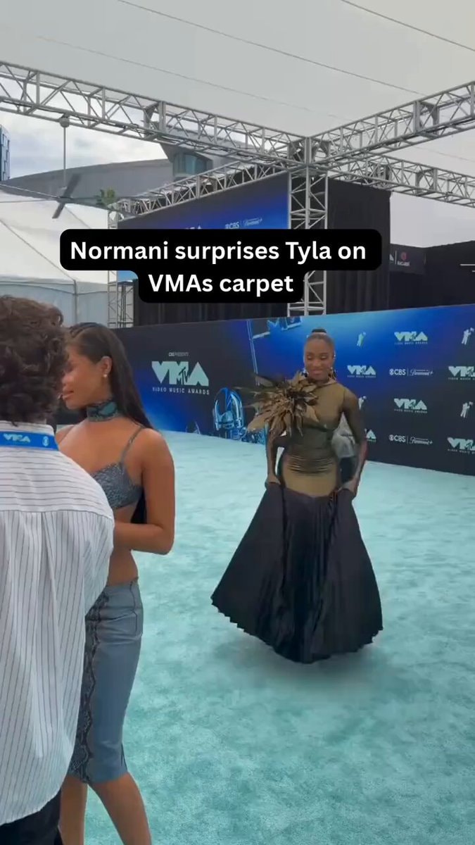 Normani and Tyla at the VMAs Normani and Tyla at the VMAs