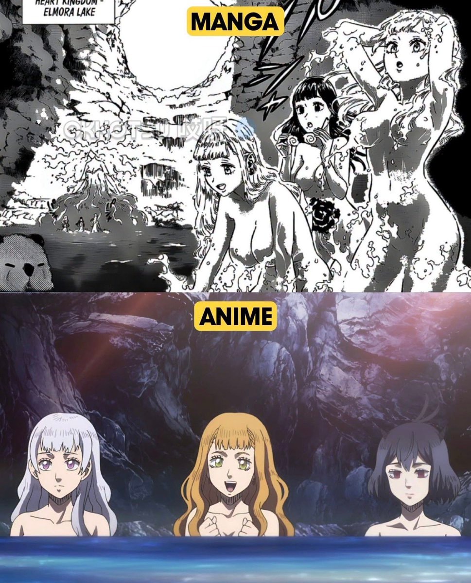 Anime vs Manga comparison