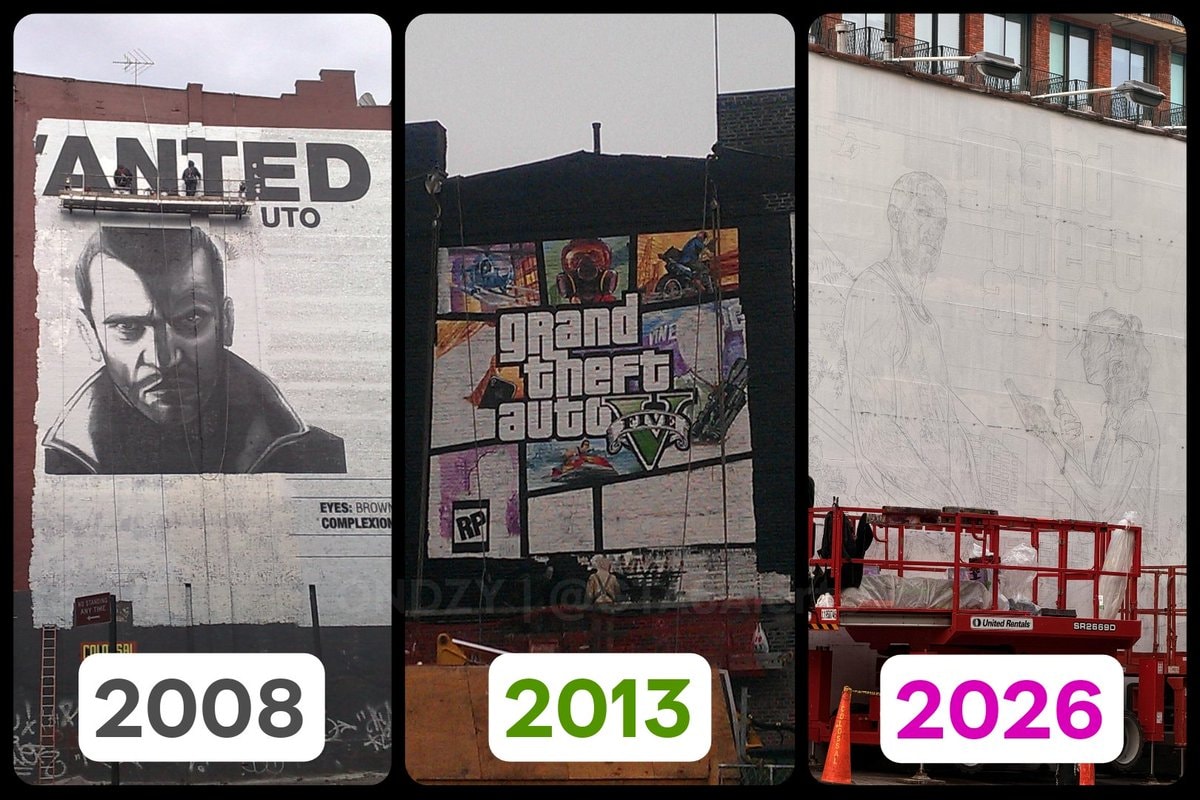 GTA 6 Lucia and Jason mural Brooklyn