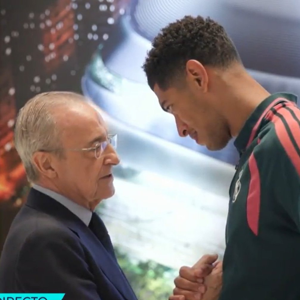 Florentino Perez Kylian Mbappe Jude Bellingham Sevilla (photo 2 of 2)