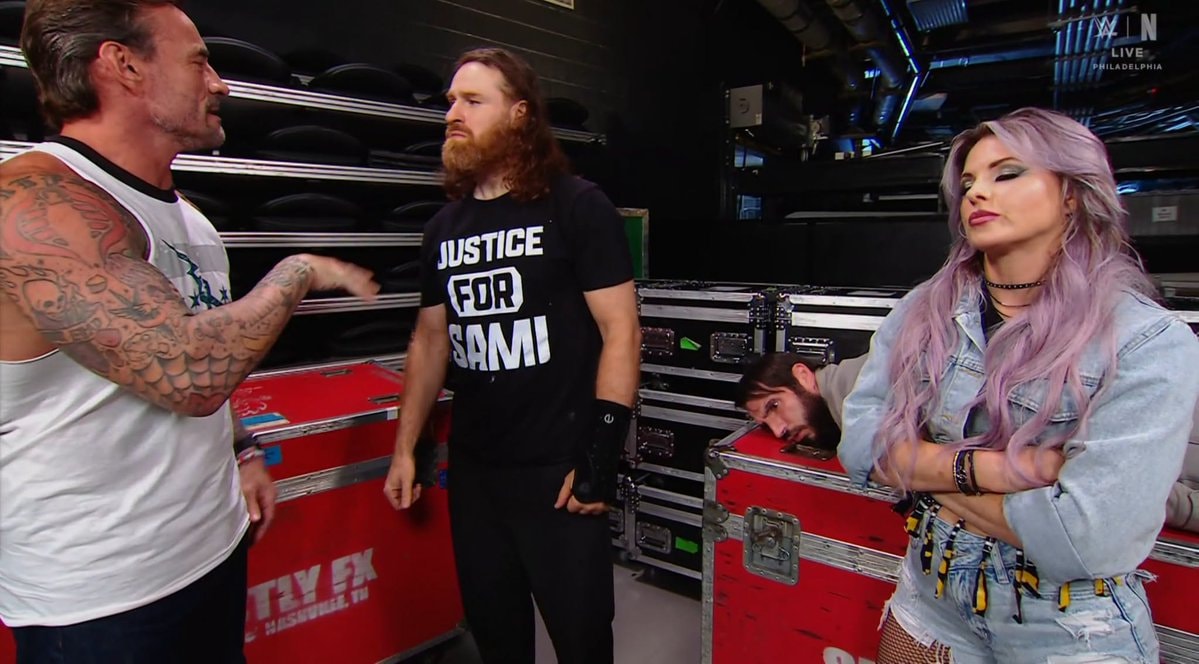CM Punk Candice LeRae Johnny Gargano SmackDown (photo 2 of 3)