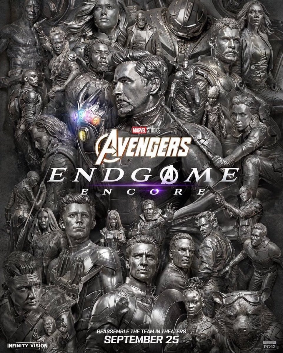 Avengers Endgame Encore September 25