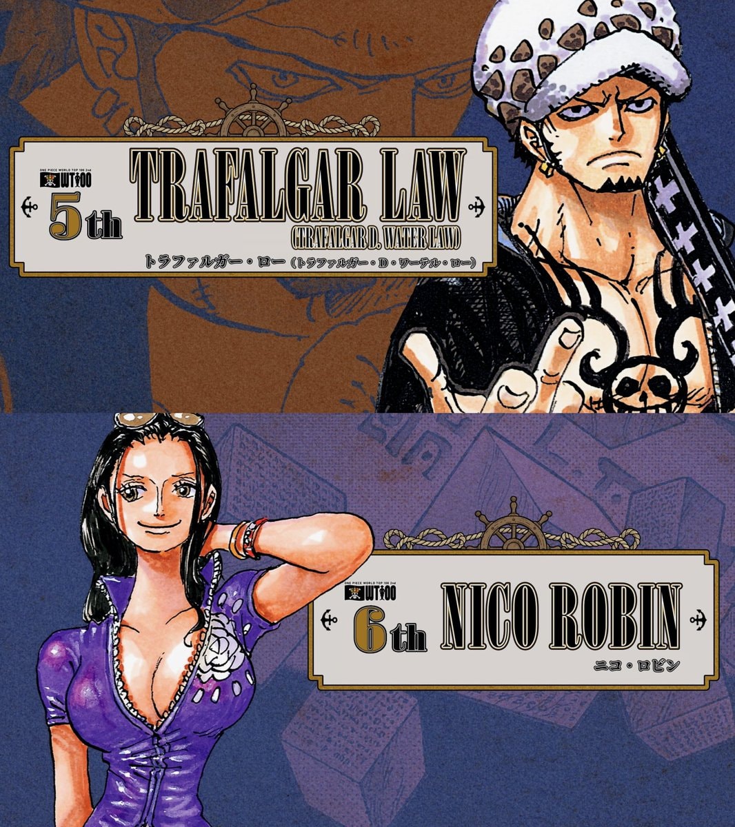 ONE PIECE Worldwide Popularity Poll Top 10 (photo 3 of 4)