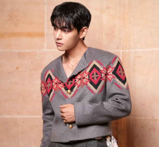 Taehyung Celine Fashion Show Paris (photo 2 of 2)