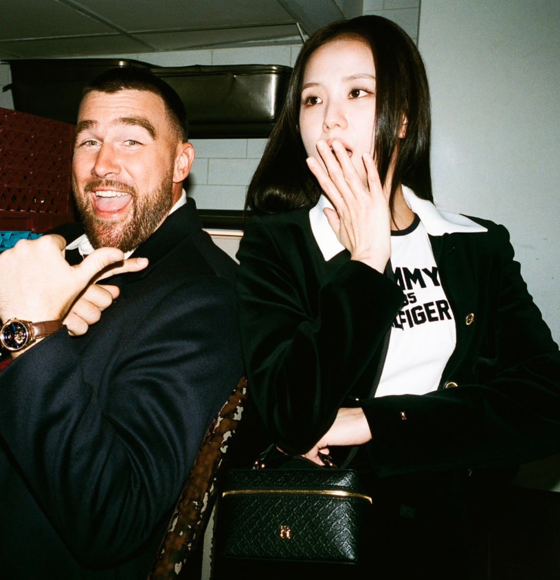 Jisoo Travis Kelce Tommy Hilfiger