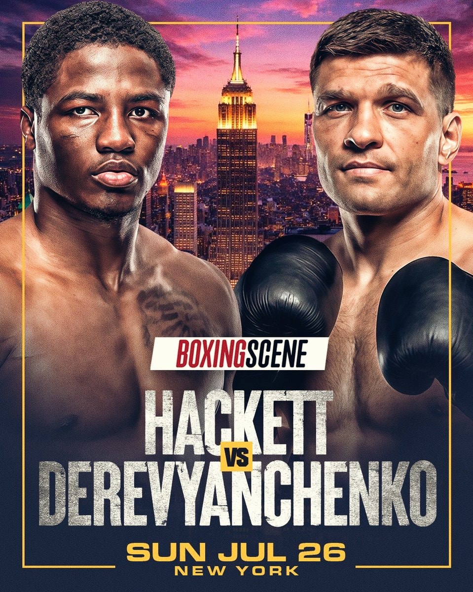 Hackett vs Derevyanchenko MSG July 26