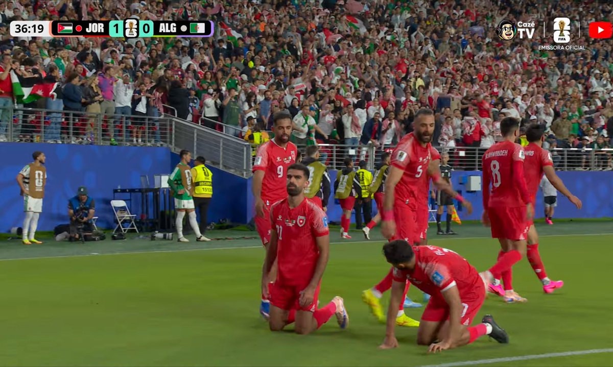 Jordan goal vs Algeria FIFA World Cup qualifier
