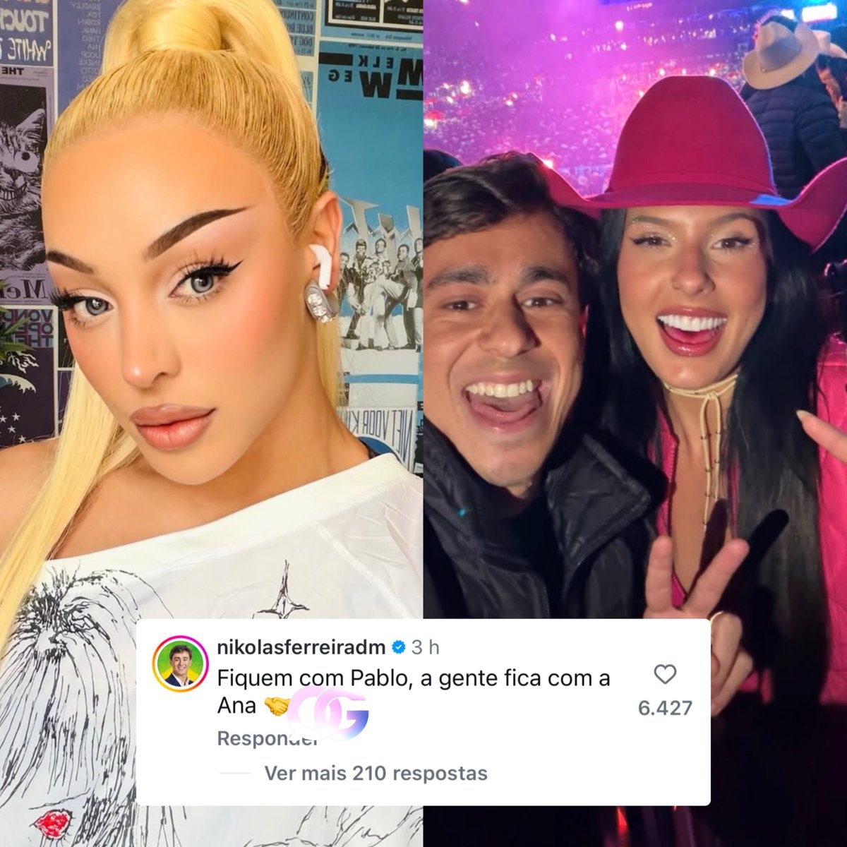 Nikolas Ferreira comment on Pabllo and Ana