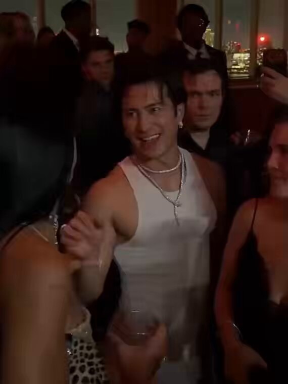 Dua Lipa and Hudson Williams at Bvlgari NYFW
