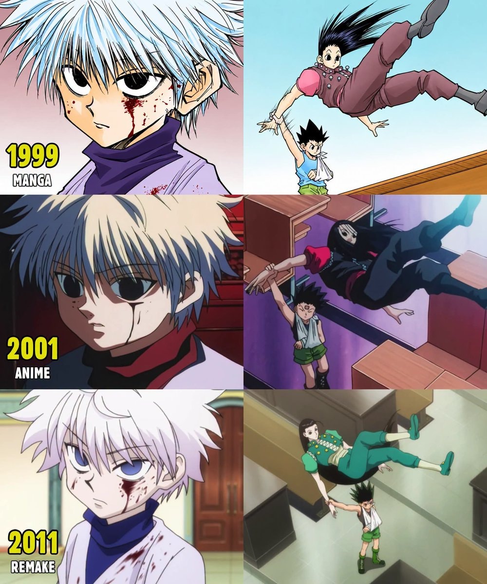 Killua Hunter x Hunter iterations