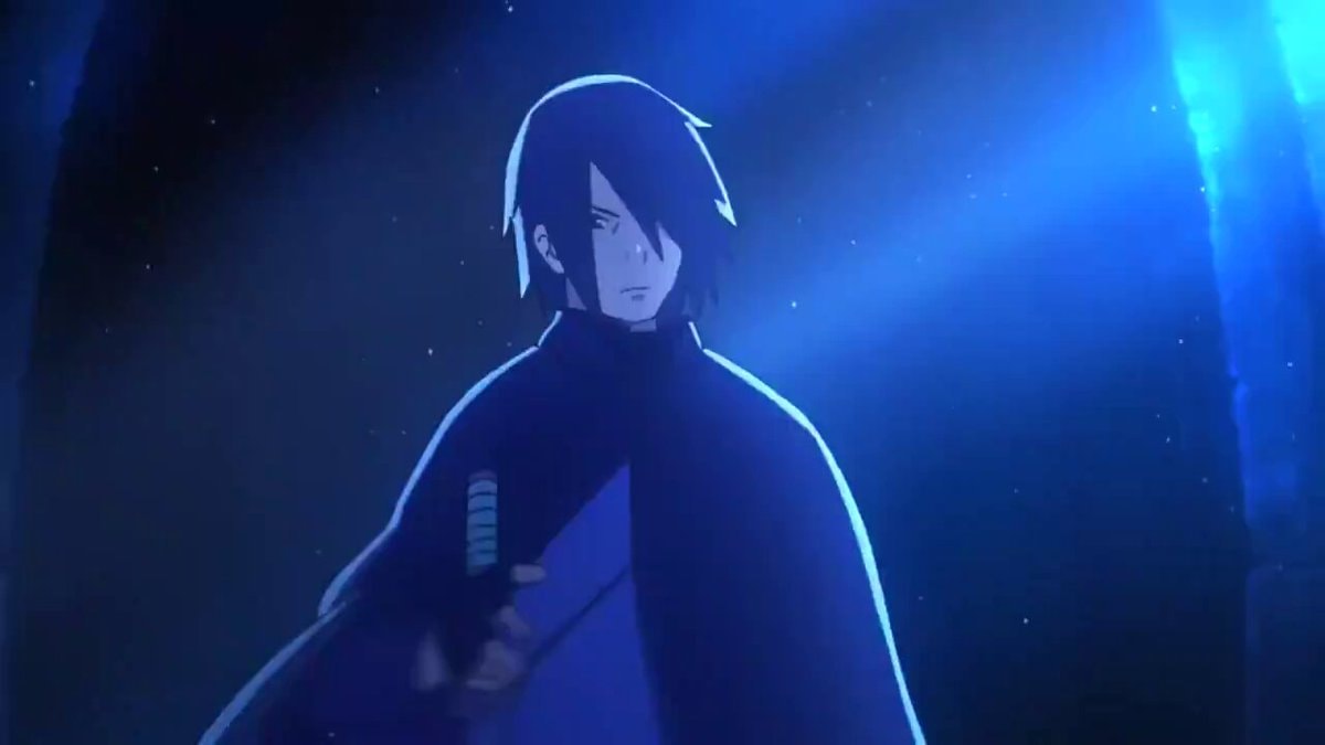 sasuke cooking with one arm