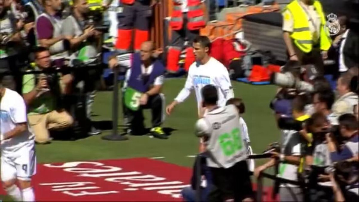 child imitating Cristiano Ronaldo child imitating Cristiano Ronaldo