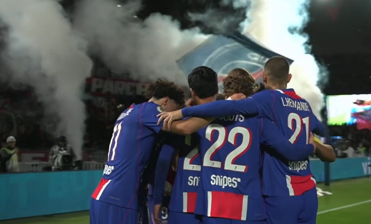 Lucas Beraldo penalty goal for PSG