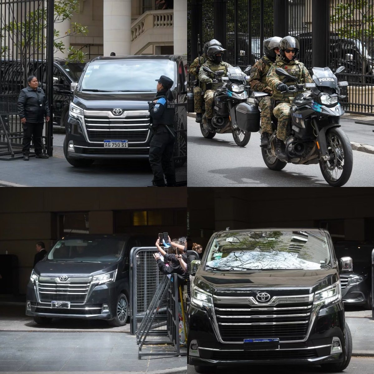 BTS police escort after concerts