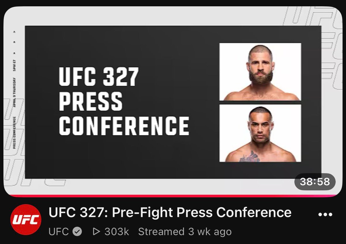 UFC 328 Press Conference 🤯 (photo 2 of 3)