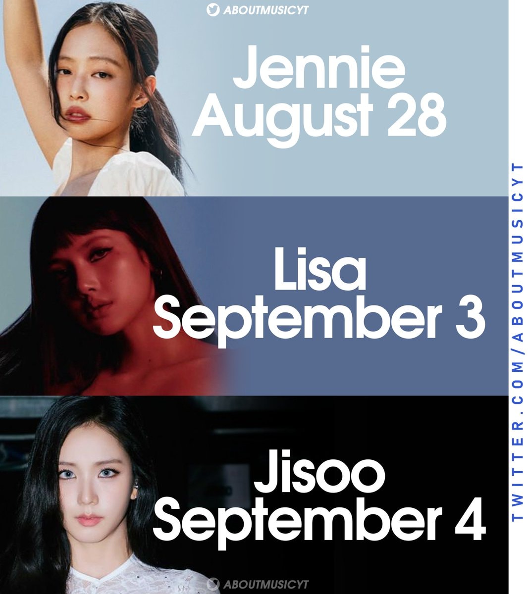 Jennie Jisoo Lisa solo music