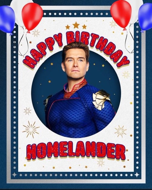 Antony Starr Homelander birthday