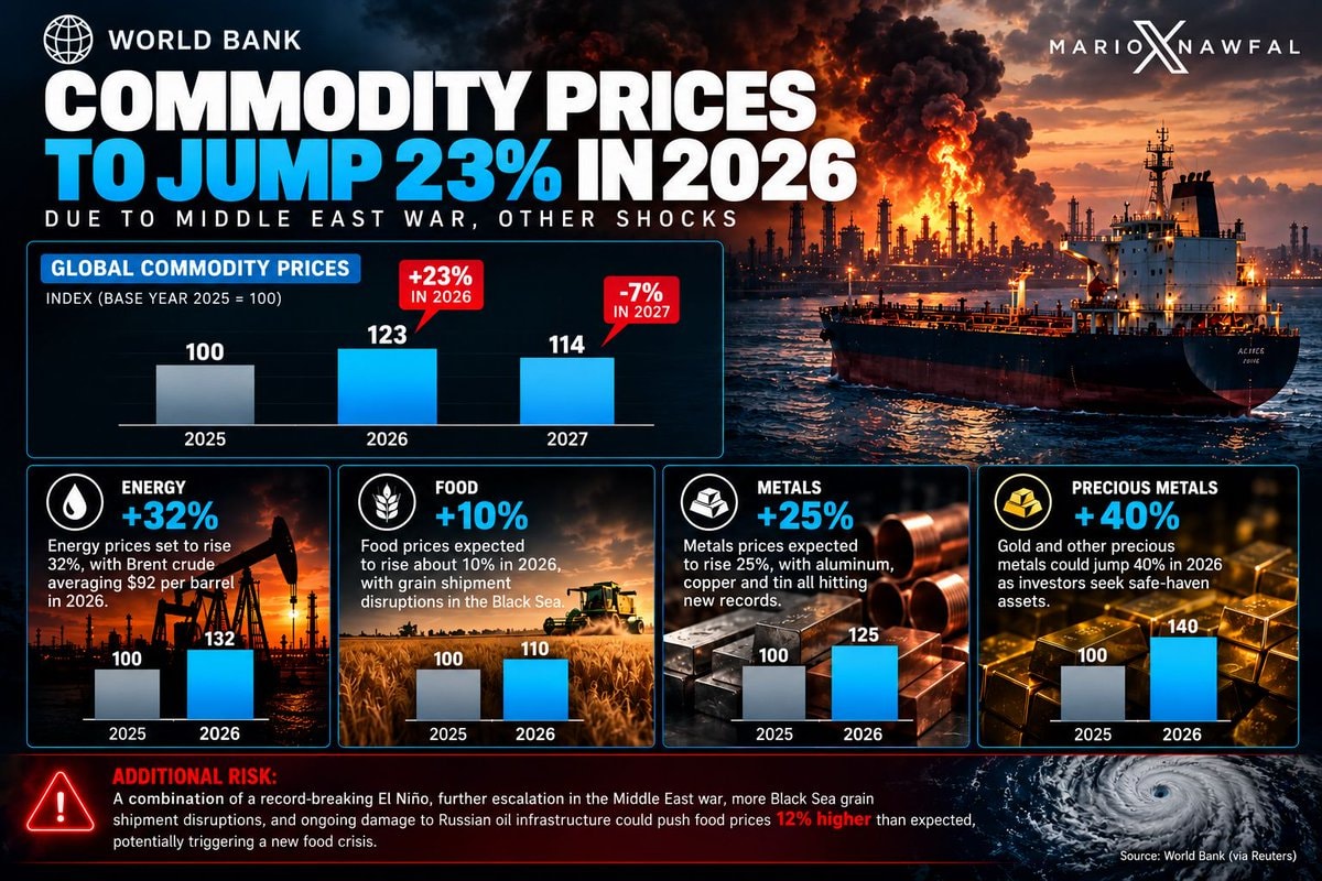 World Bank 2026 commodity price warning