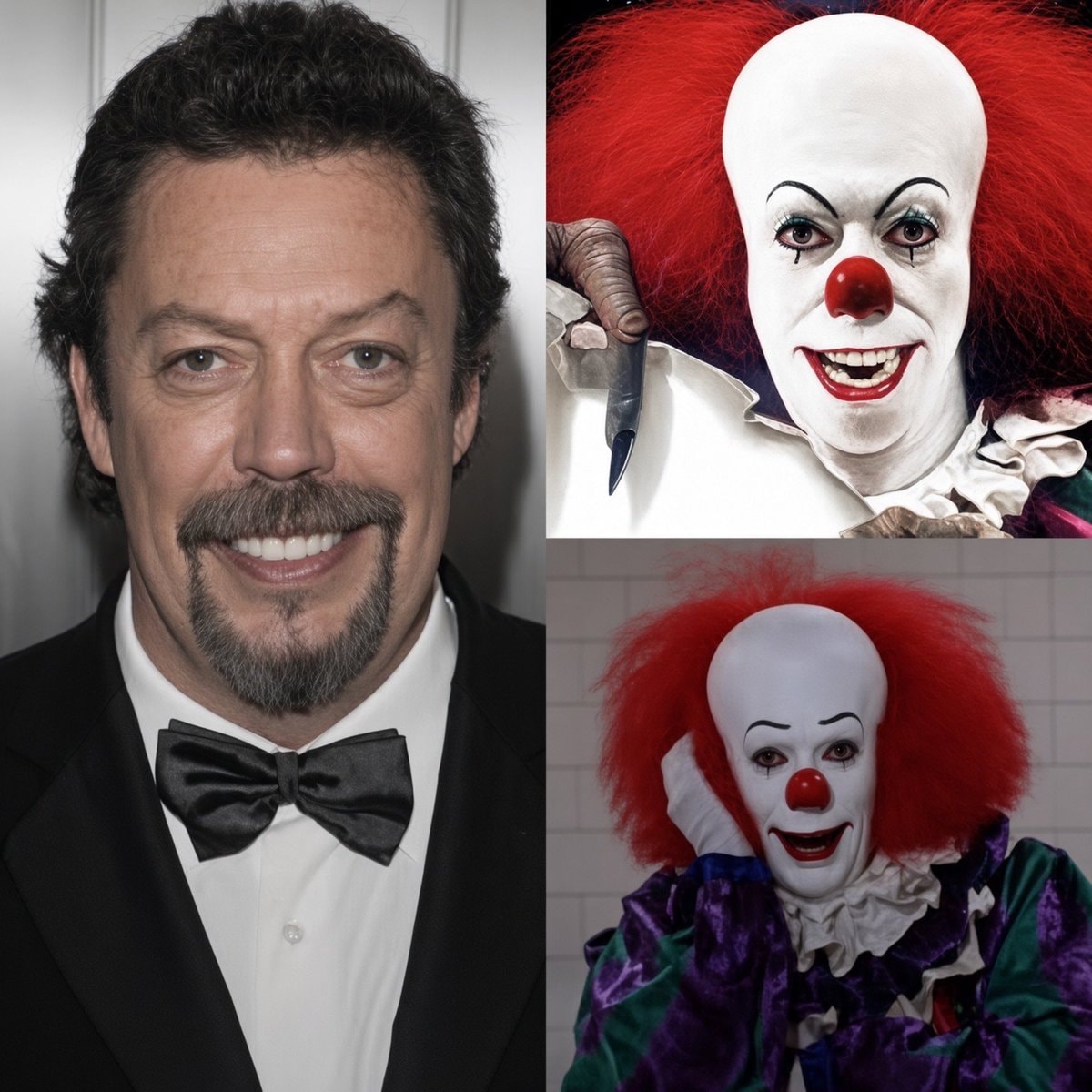 Tim Curry and Pennywise