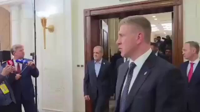 Putin and Masoud Pezeshkian SCO summit