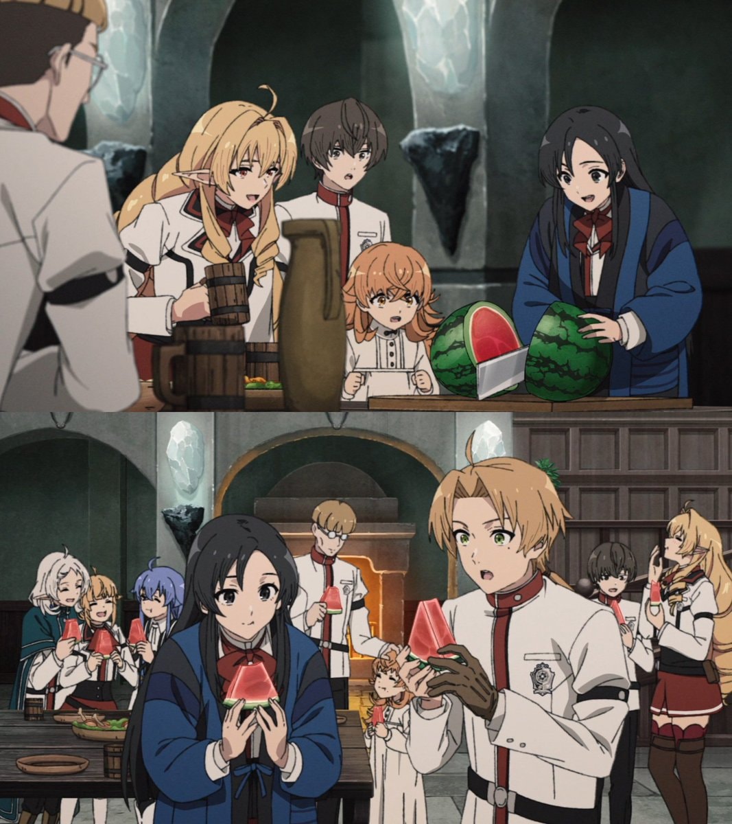 Mushoku Tensei Season 3 watermelon moment