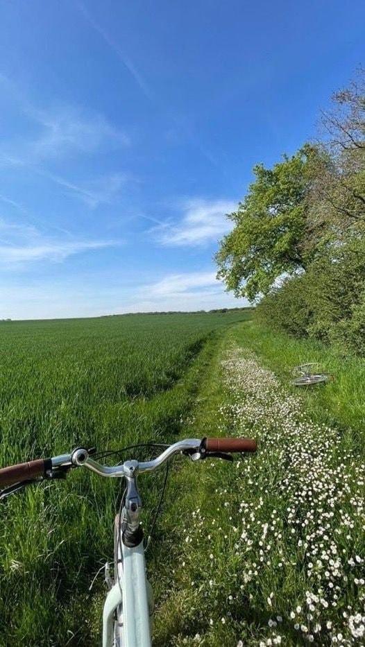 Two cyclists on country road (photo 4 of 4)