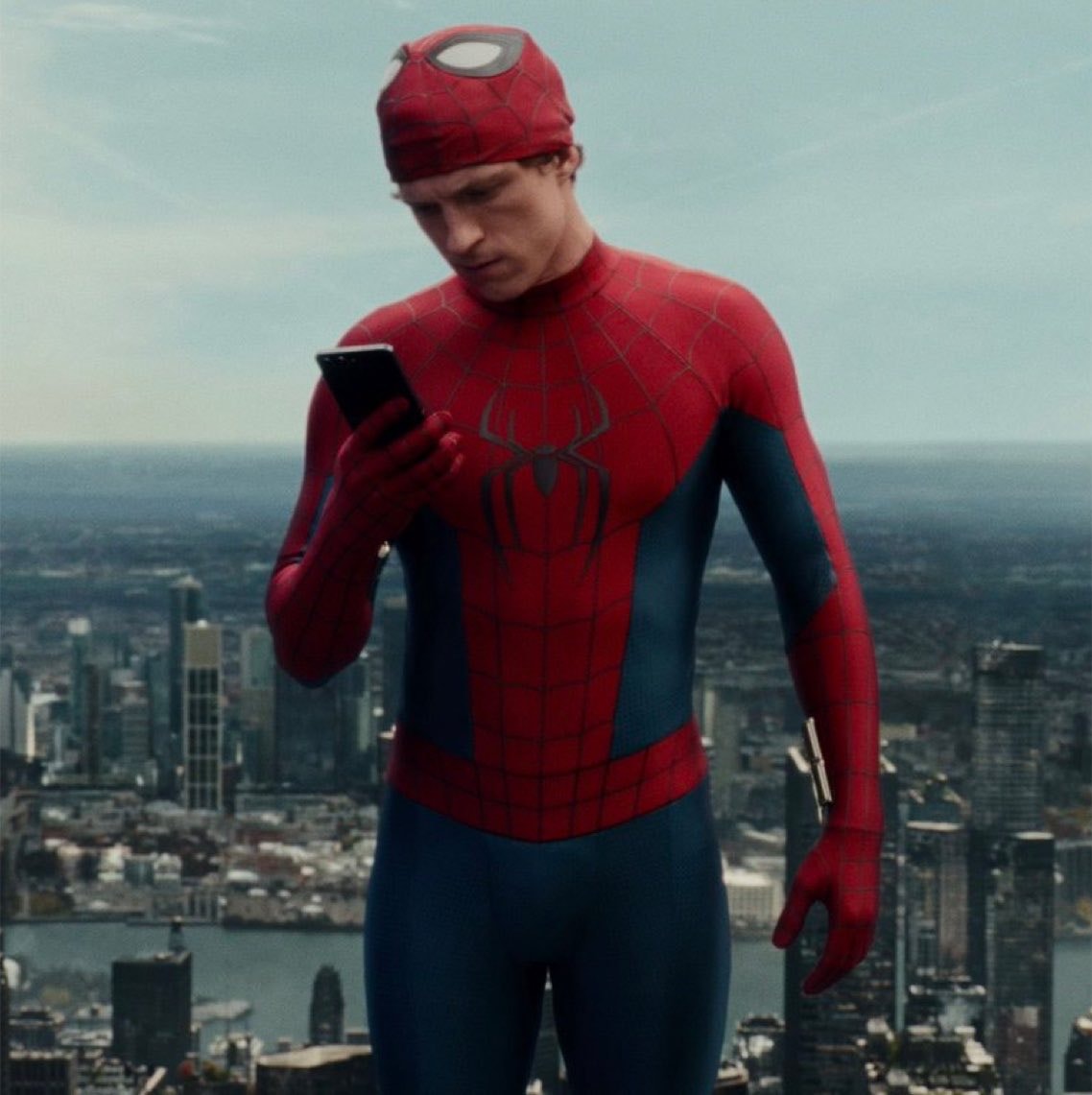 Tom Holland on Spider-Man's phone joke (photo 1 of 2)
