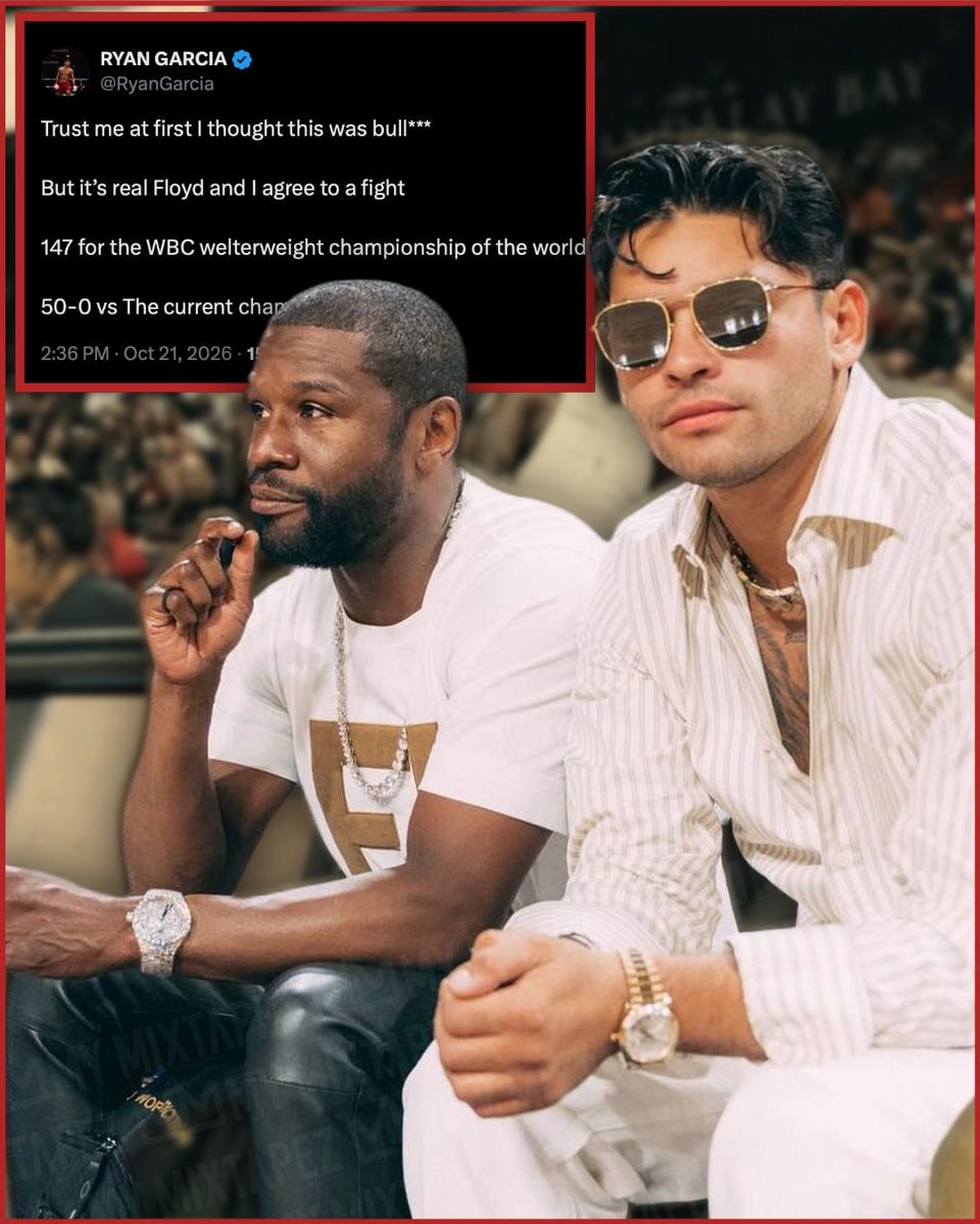 Ryan Garcia vs Floyd Mayweather WBC welterweight