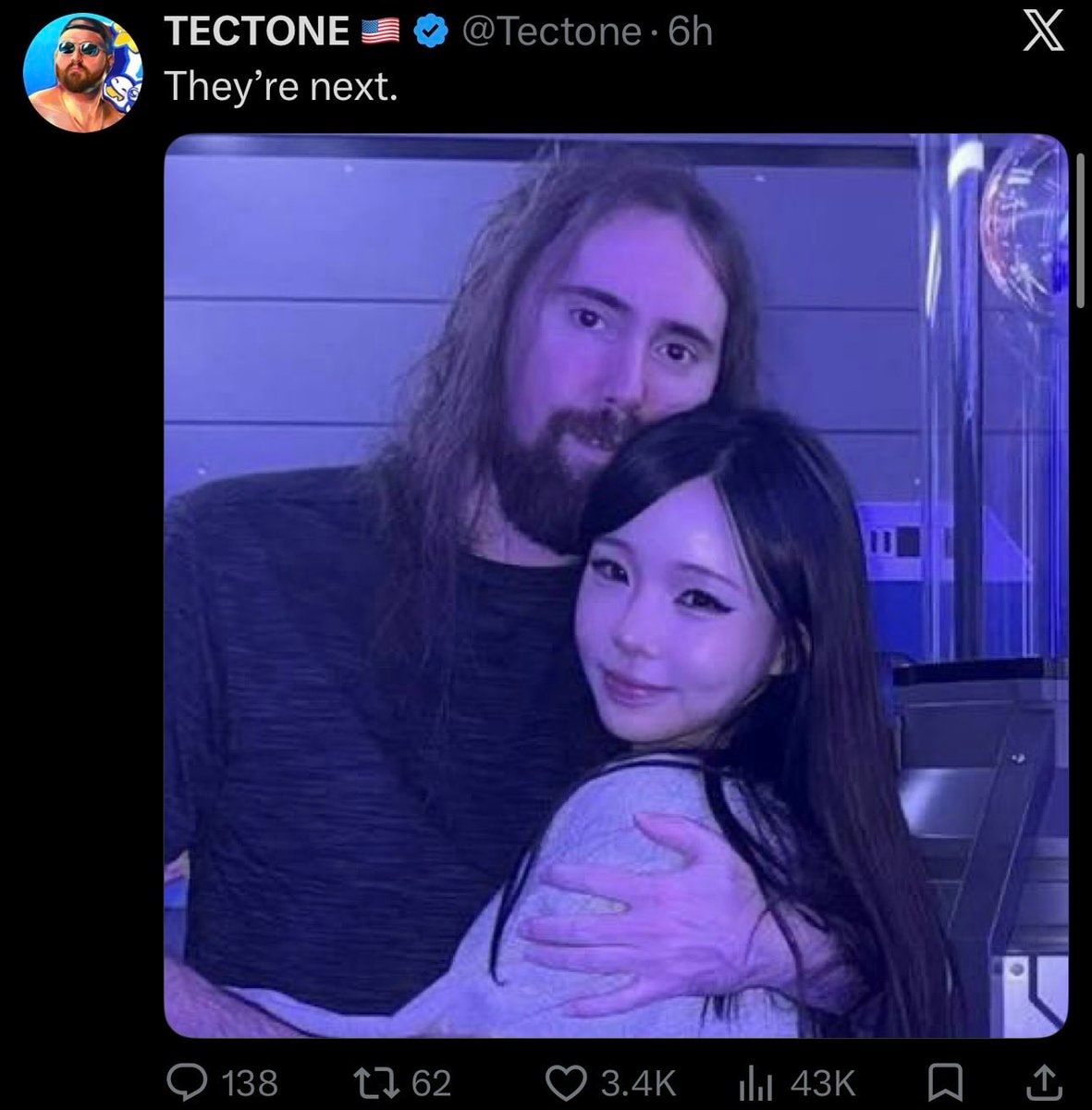 Asmongold and Kaise married with kids prediction