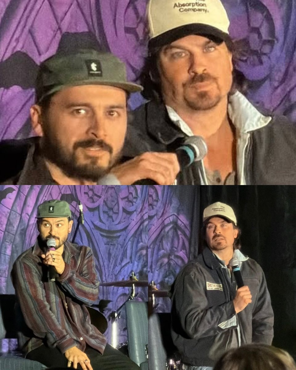 Ian Somerhalder Michael Malarkey Vampire Fan Weekend NJ