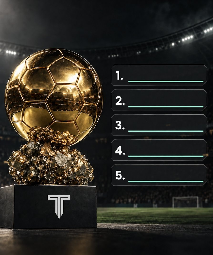 Ballon d'Or top 5 survey ranking