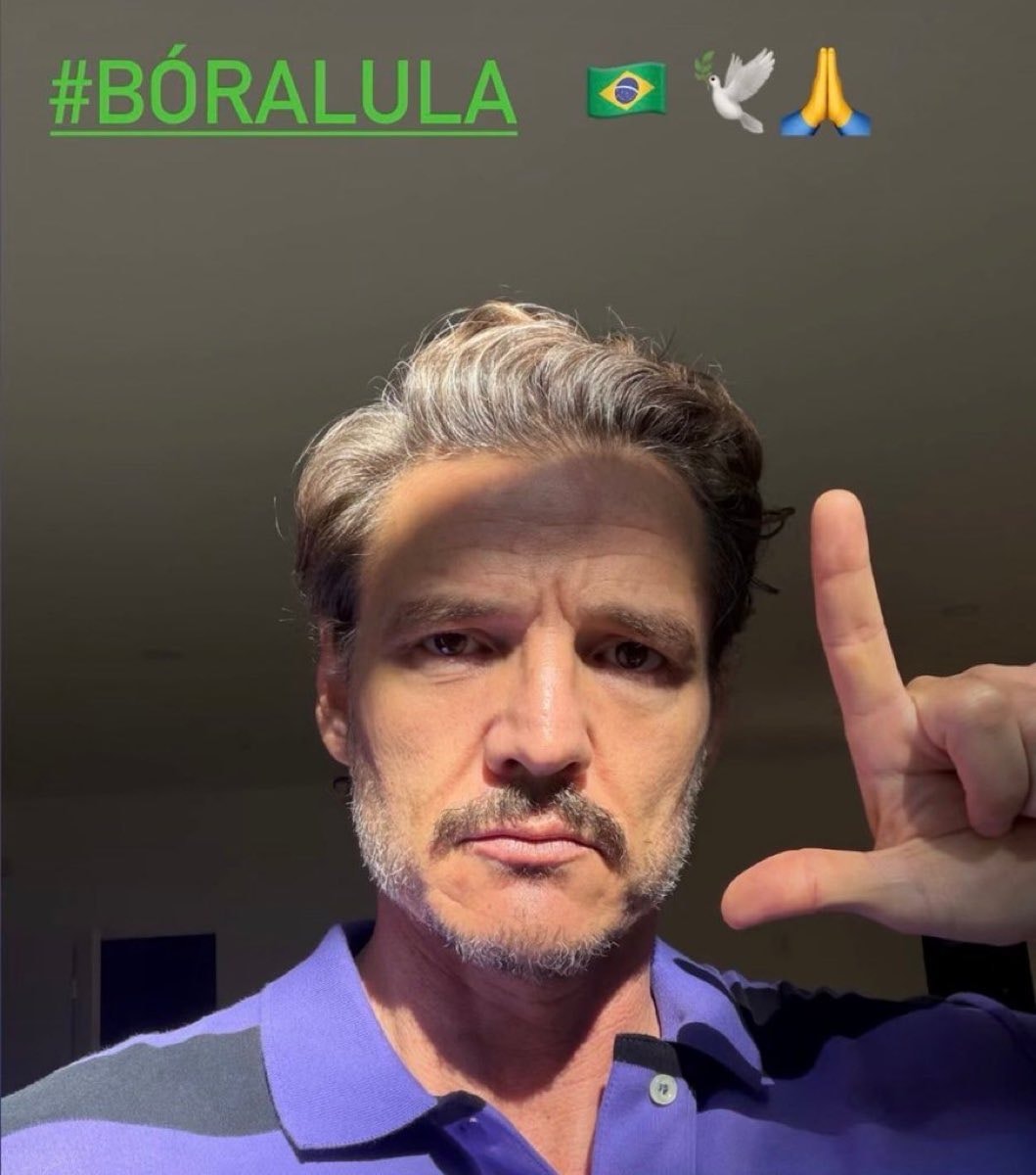 Pedro Pascal backs Lula
