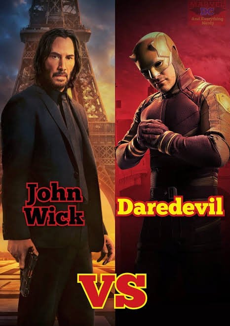 John Wick vs Daredevil fight analysis