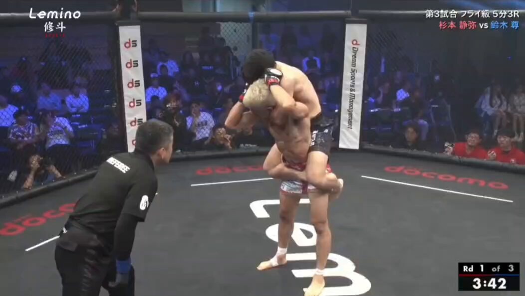 MMA grapple lift moment