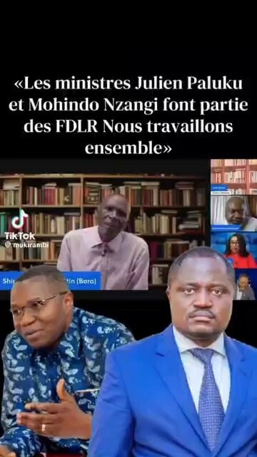FDLR officials in Tshisekedi government