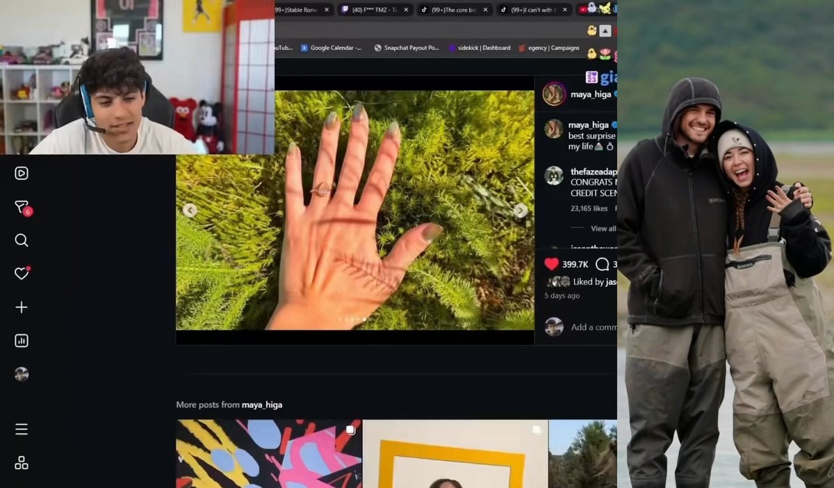 StableRonaldo confuses Maya Higa engagement StableRonaldo confuses Maya Higa engagement