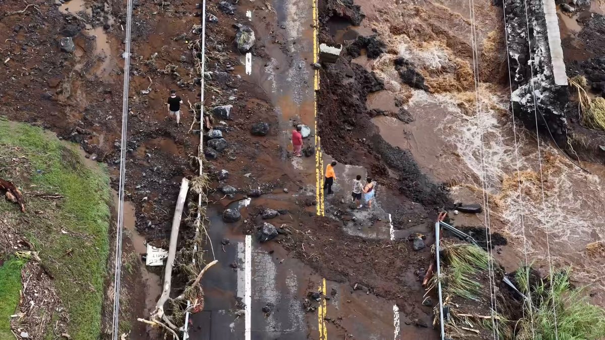 Hurricane LaLa flooding Pahala Hawaii