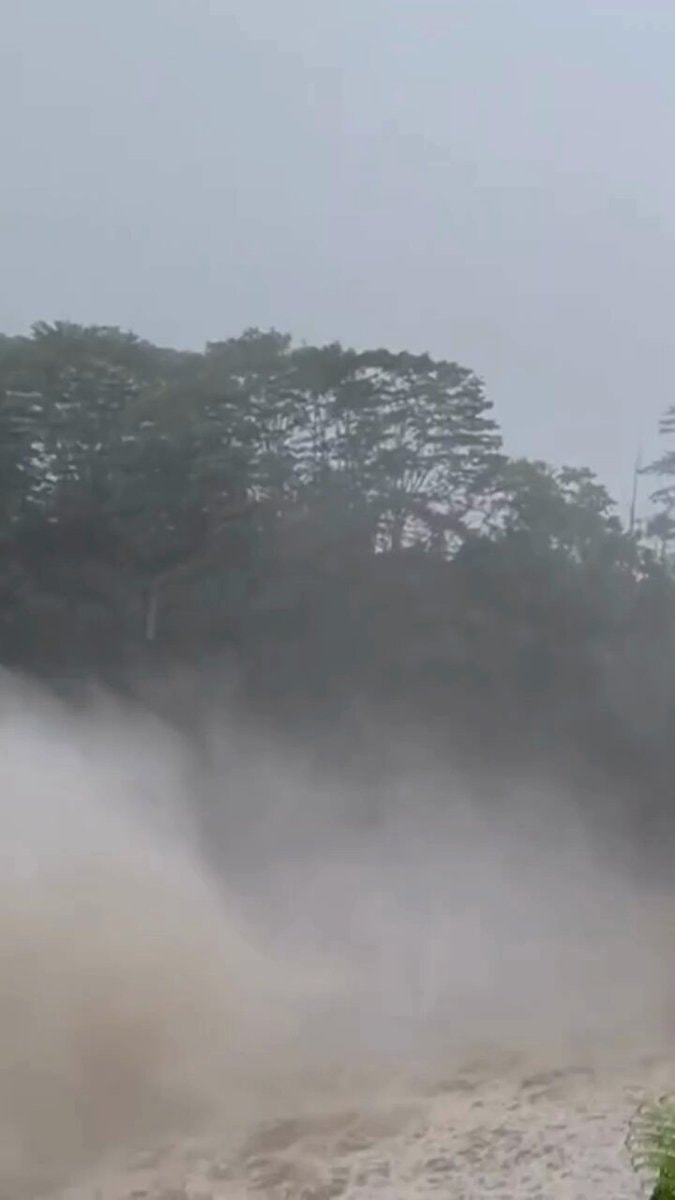 Hurricane Lala Hawaii waterfall