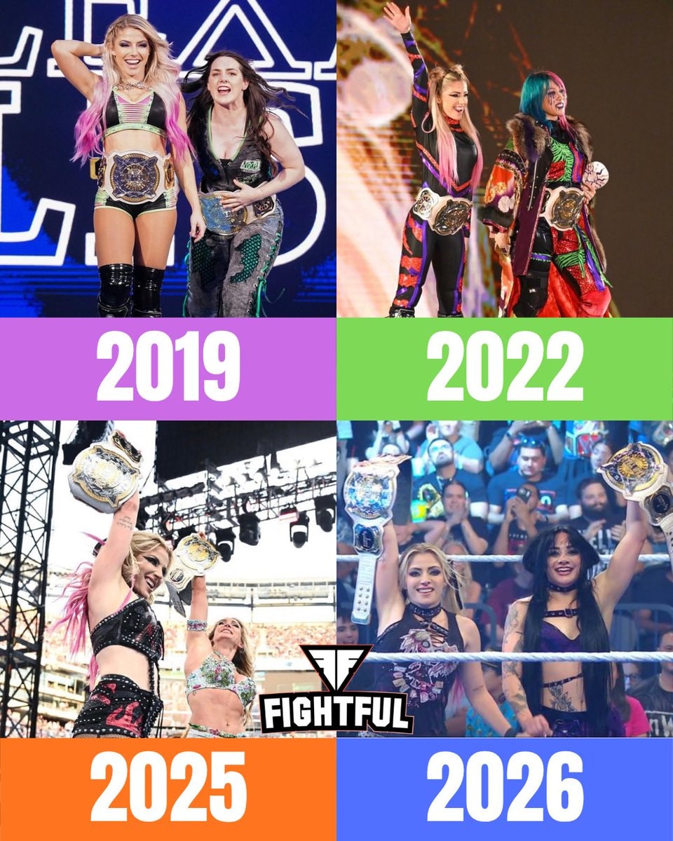 Alexa Bliss five-time Women's Tag Team Champion