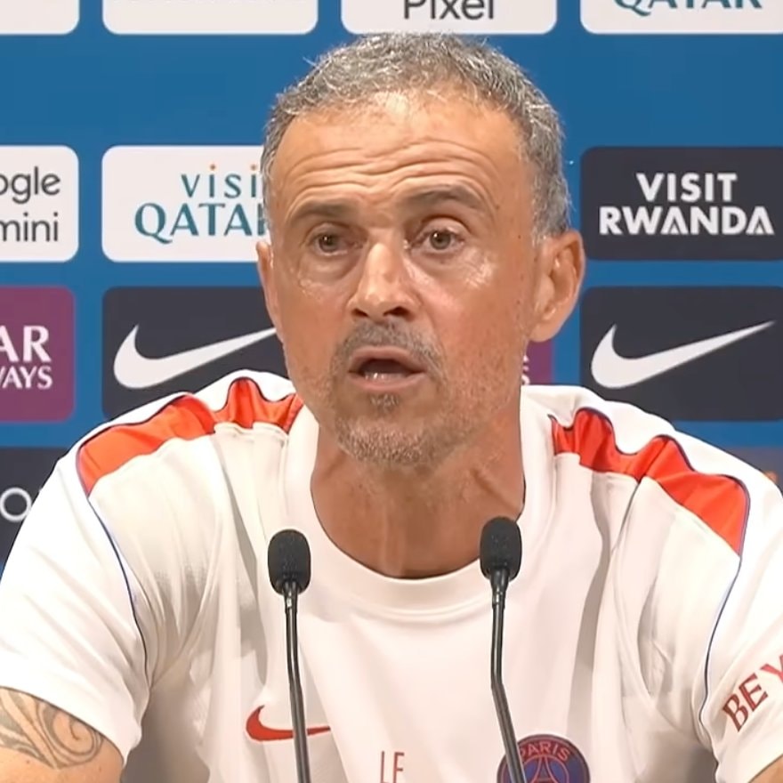 Luis Enrique Paris press conference