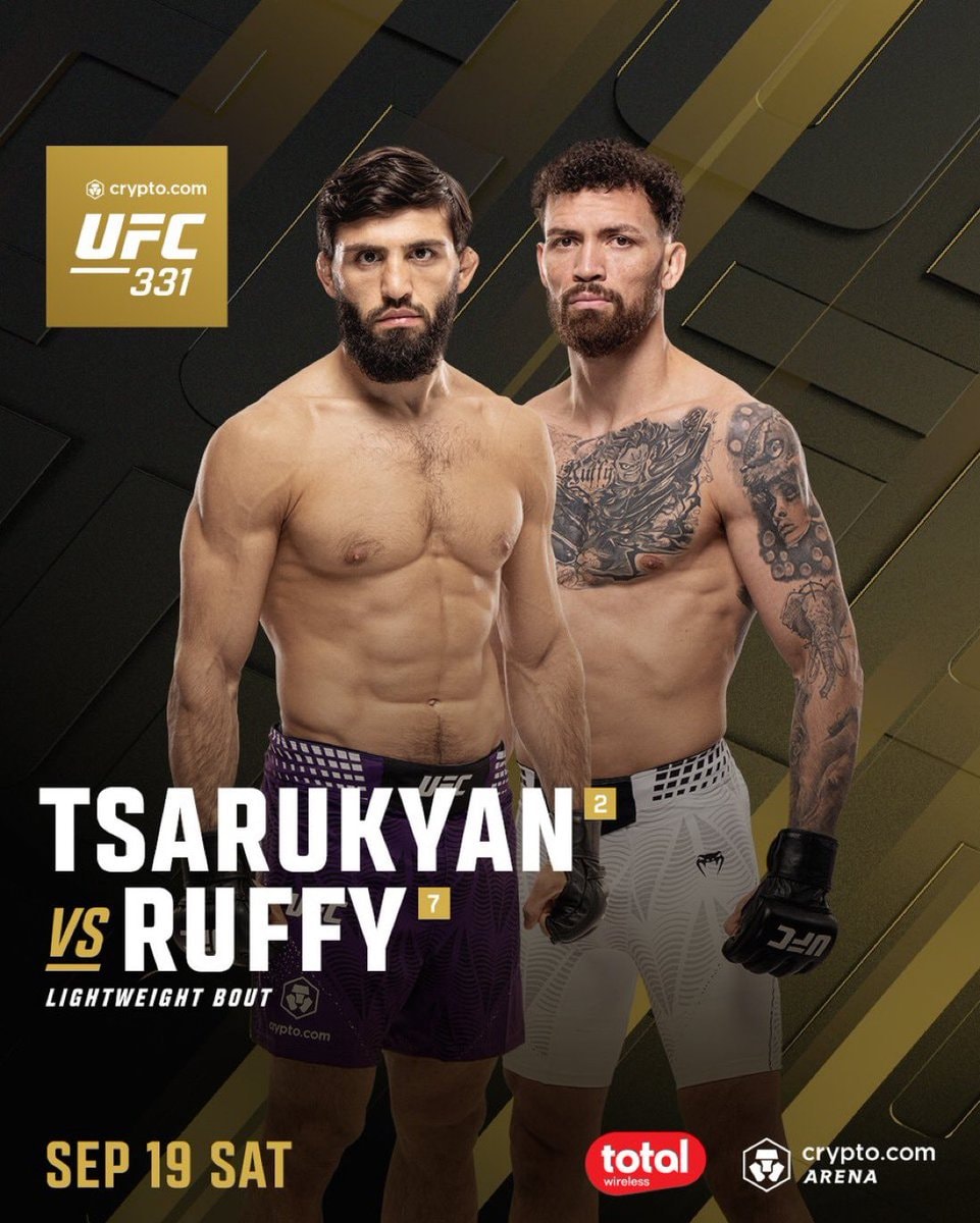 UFC 331 Tsarukyan vs Ruffy