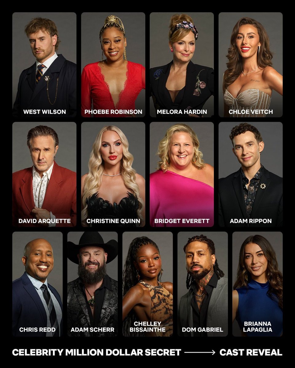 Celebrity Million Dollar Secret cast reveal Celebrity Million Dollar Secret cast reveal